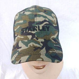 Stanley Hat Camo Black Snapback Adjustable Logo Mens